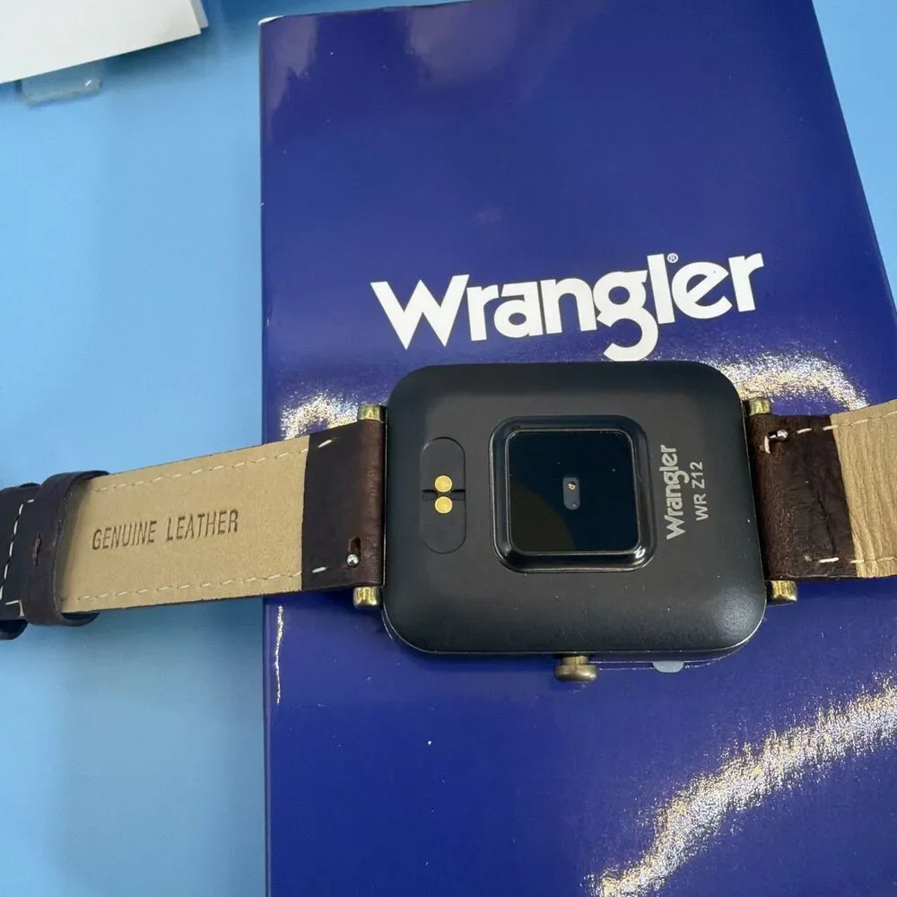 Wrangler Smart Watch Genuine Leather. WRZ12L-145PB New In Box. IPhone/android.
